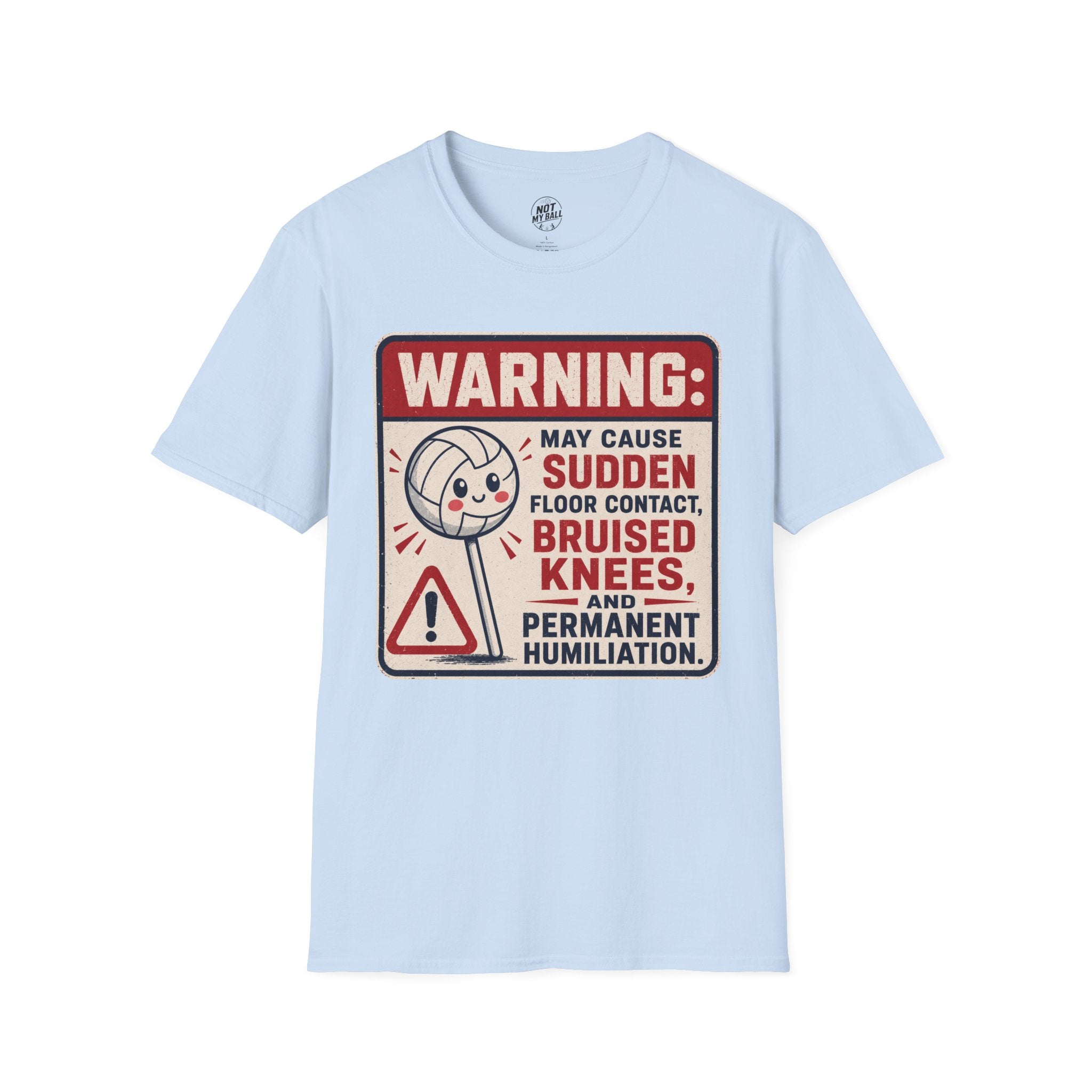 Lollipop Warning Volleyball T-Shirt