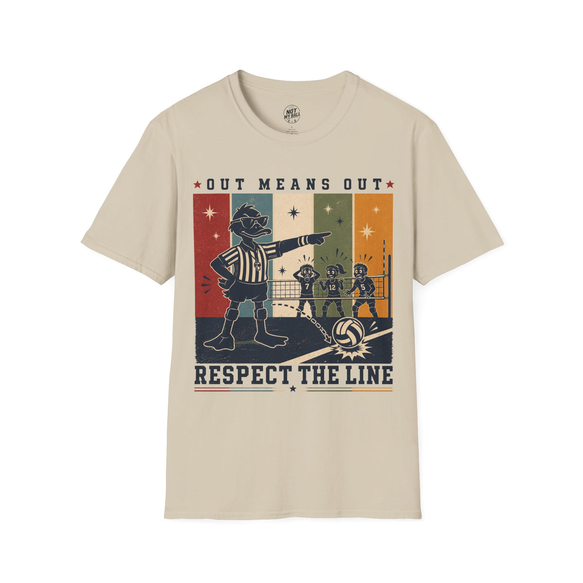 Respect The Line Volleyball T-Shirt