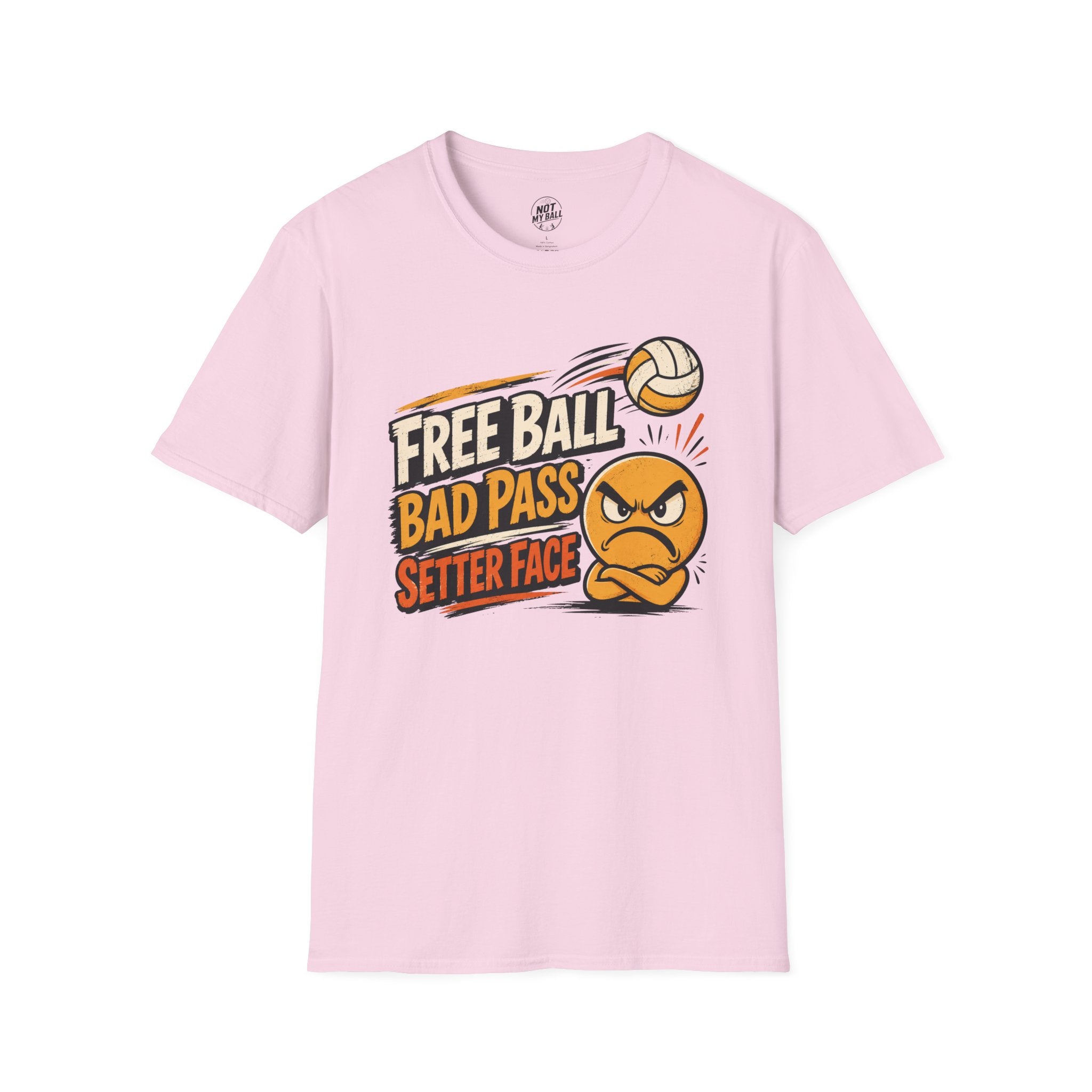 Free Ball Bad Pass Volleyball T-Shirt