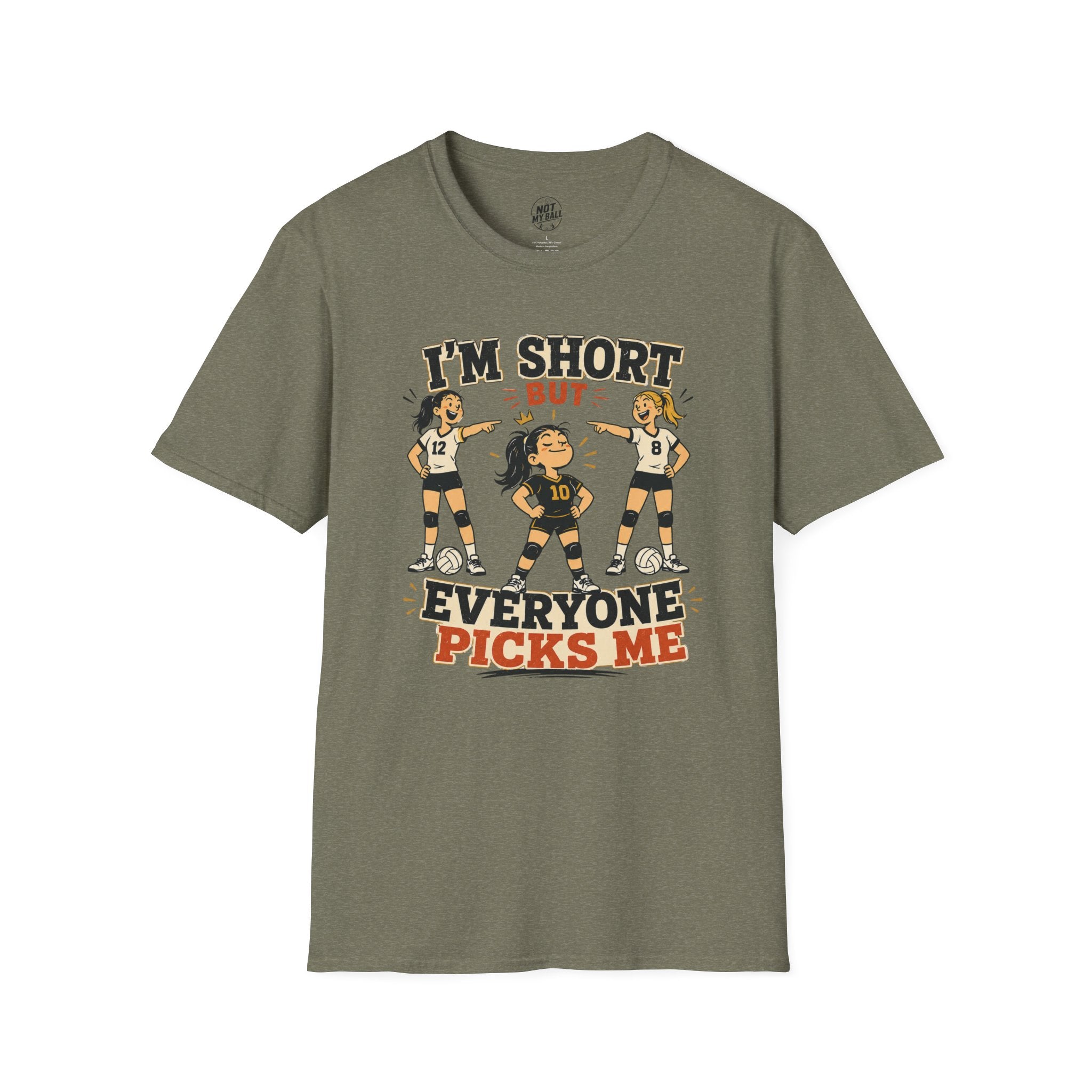 Short But Picked Volleyball T-Shirt