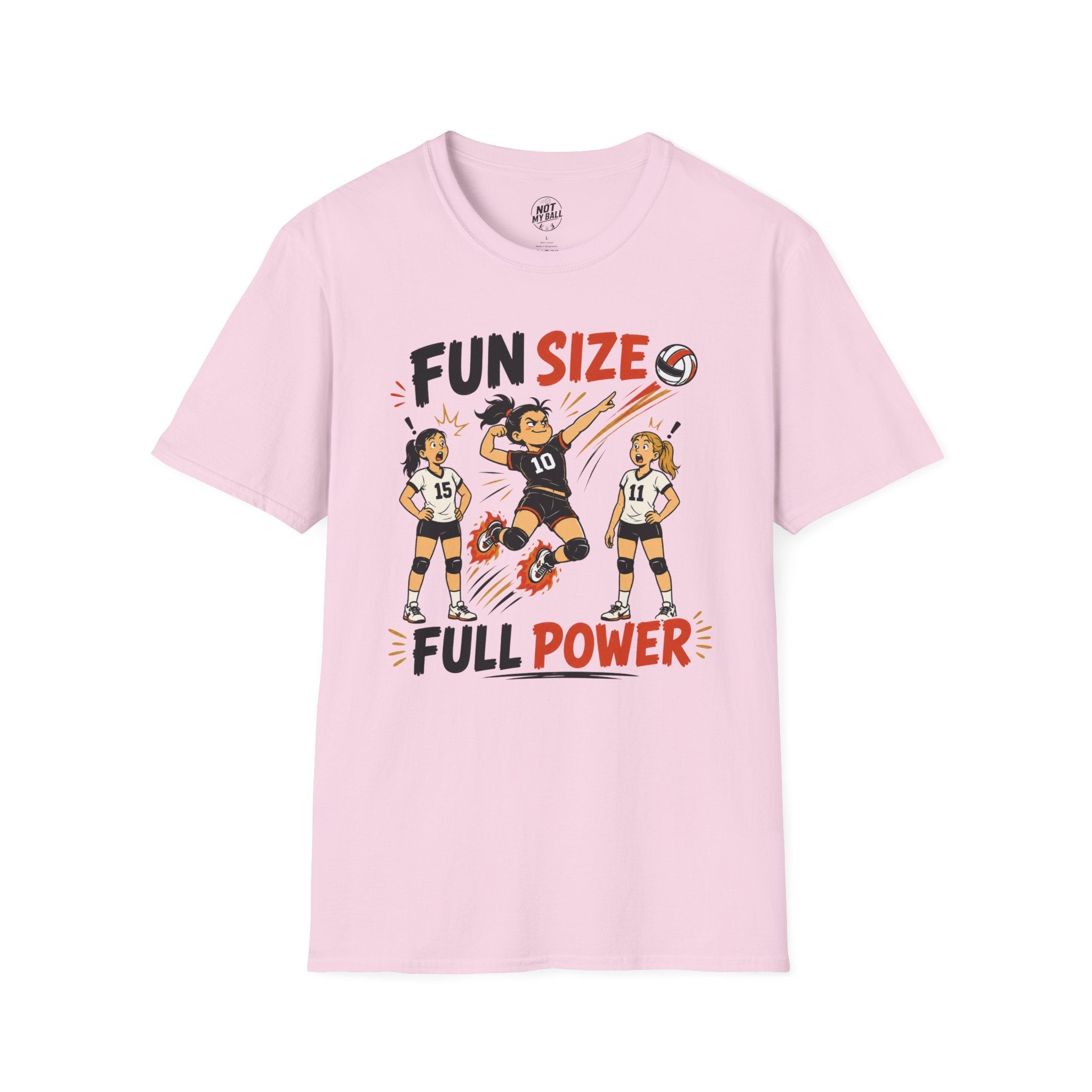 Fun Size Full Power Volleyball T-Shirt