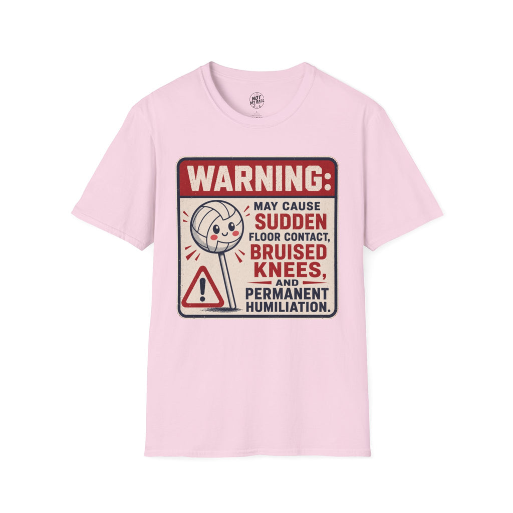 Lollipop Warning Volleyball T-Shirt