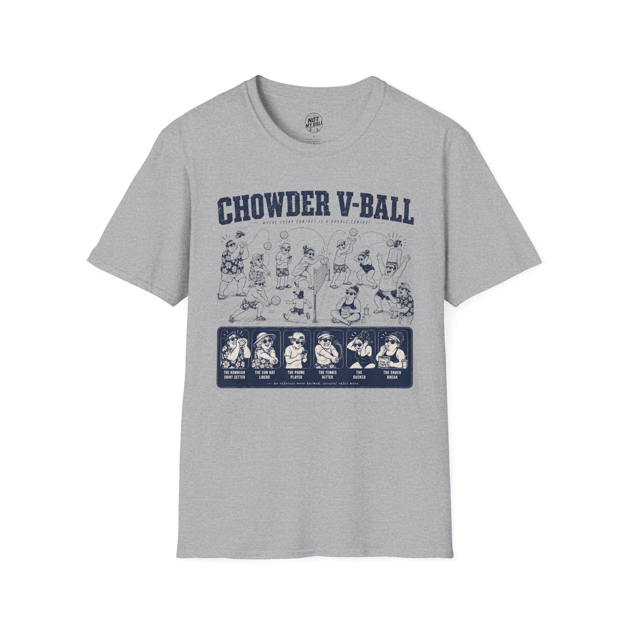 Chowder Resort Volleyball T-Shirt