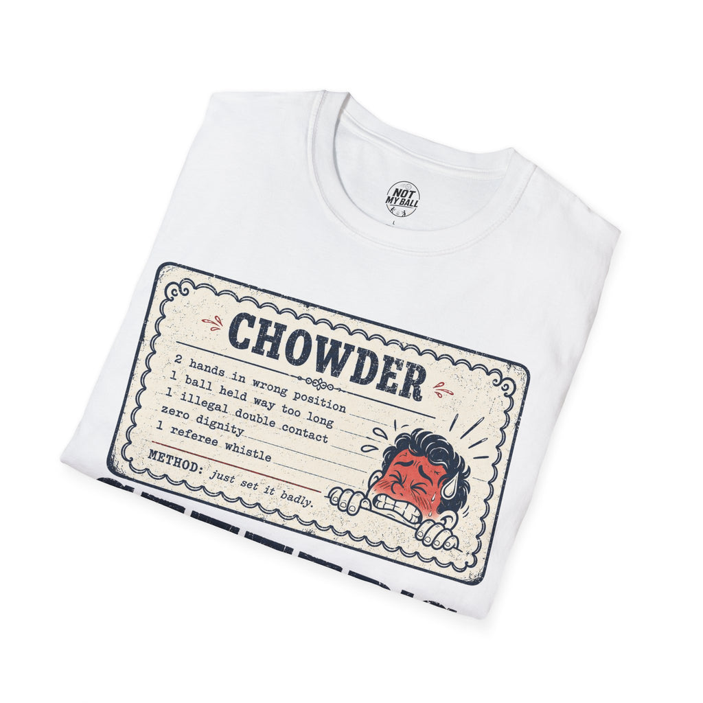 Chowder Menu Volleyball T-Shirt