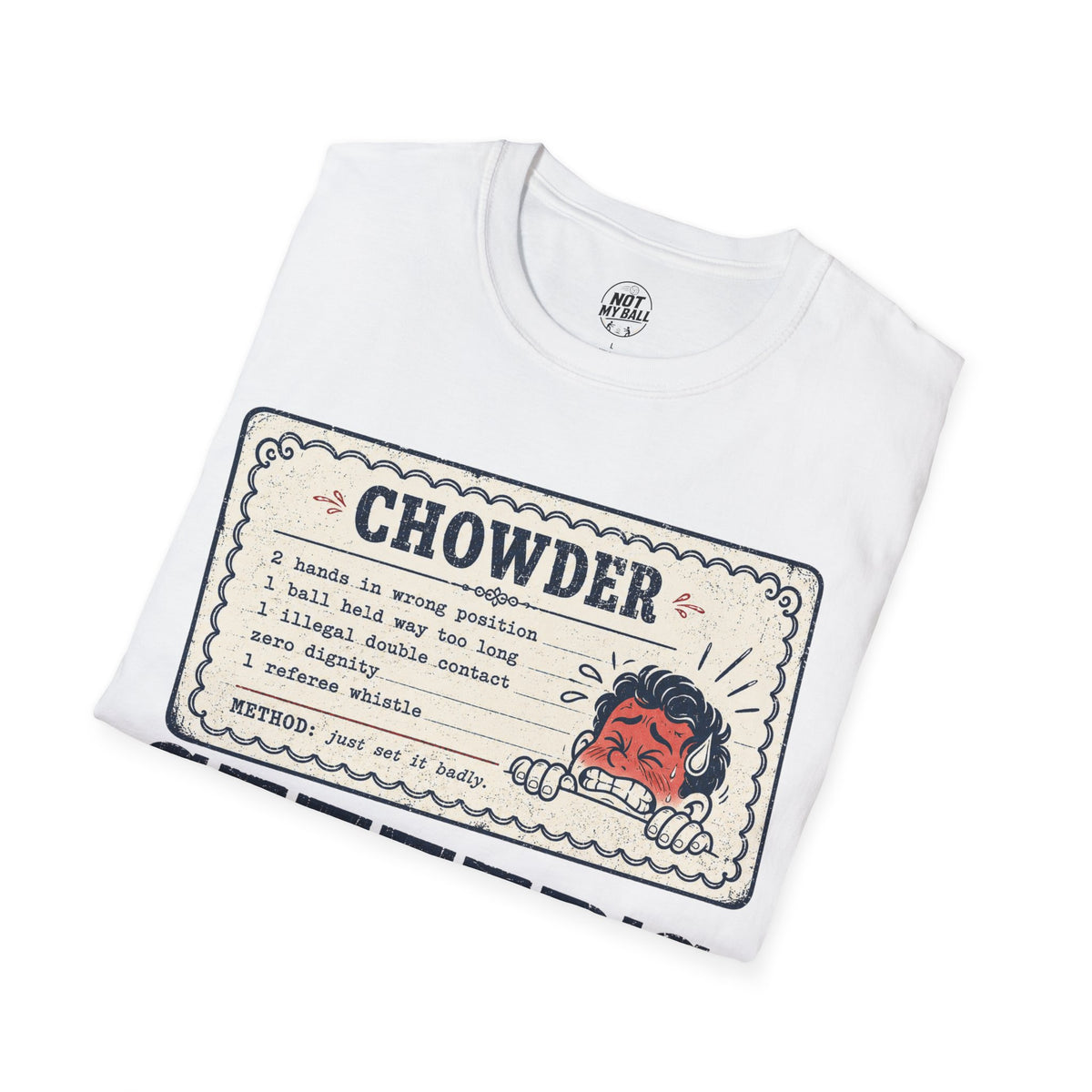 Chowder Menu Volleyball T-Shirt