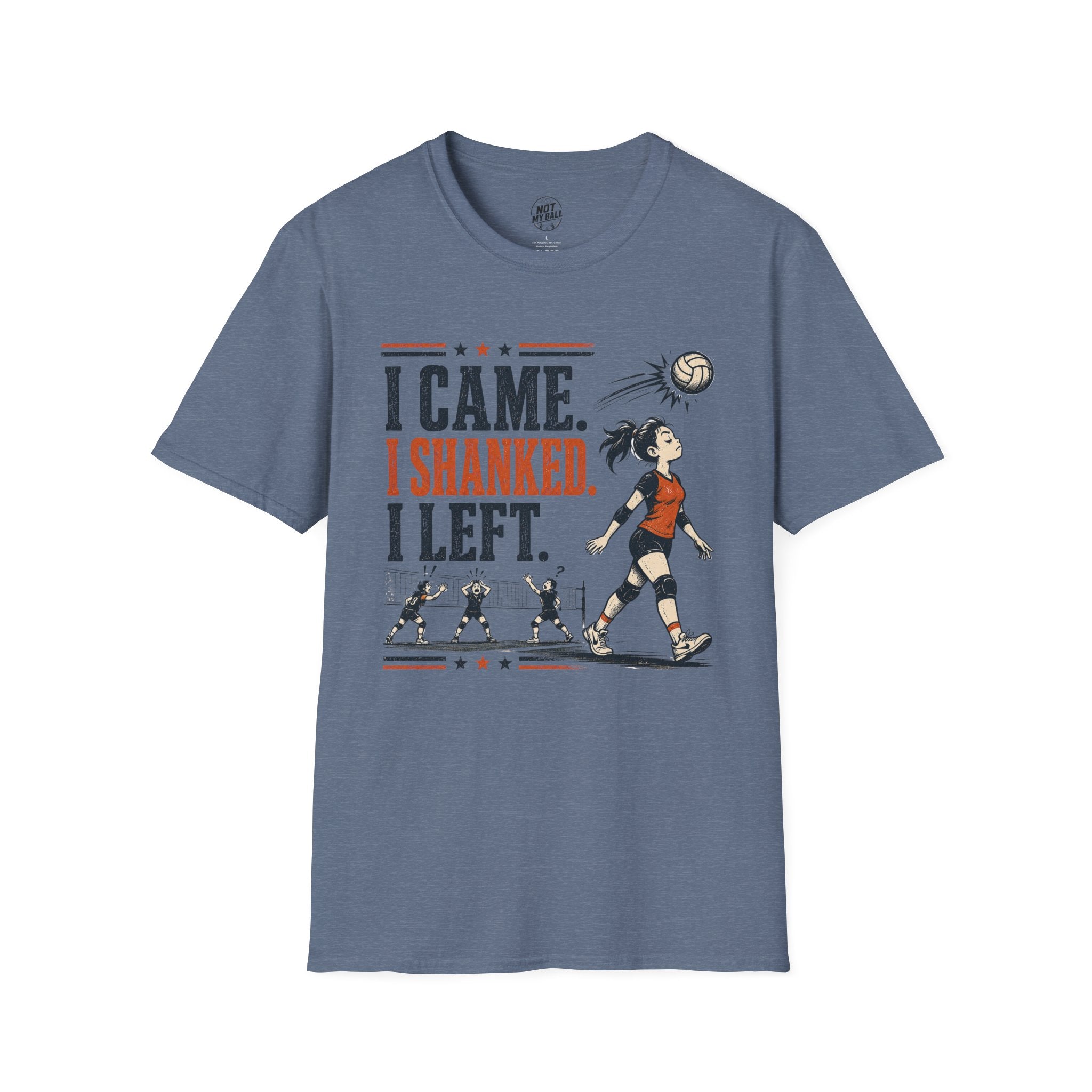 I Came Shanked Left Volleyball T-Shirt