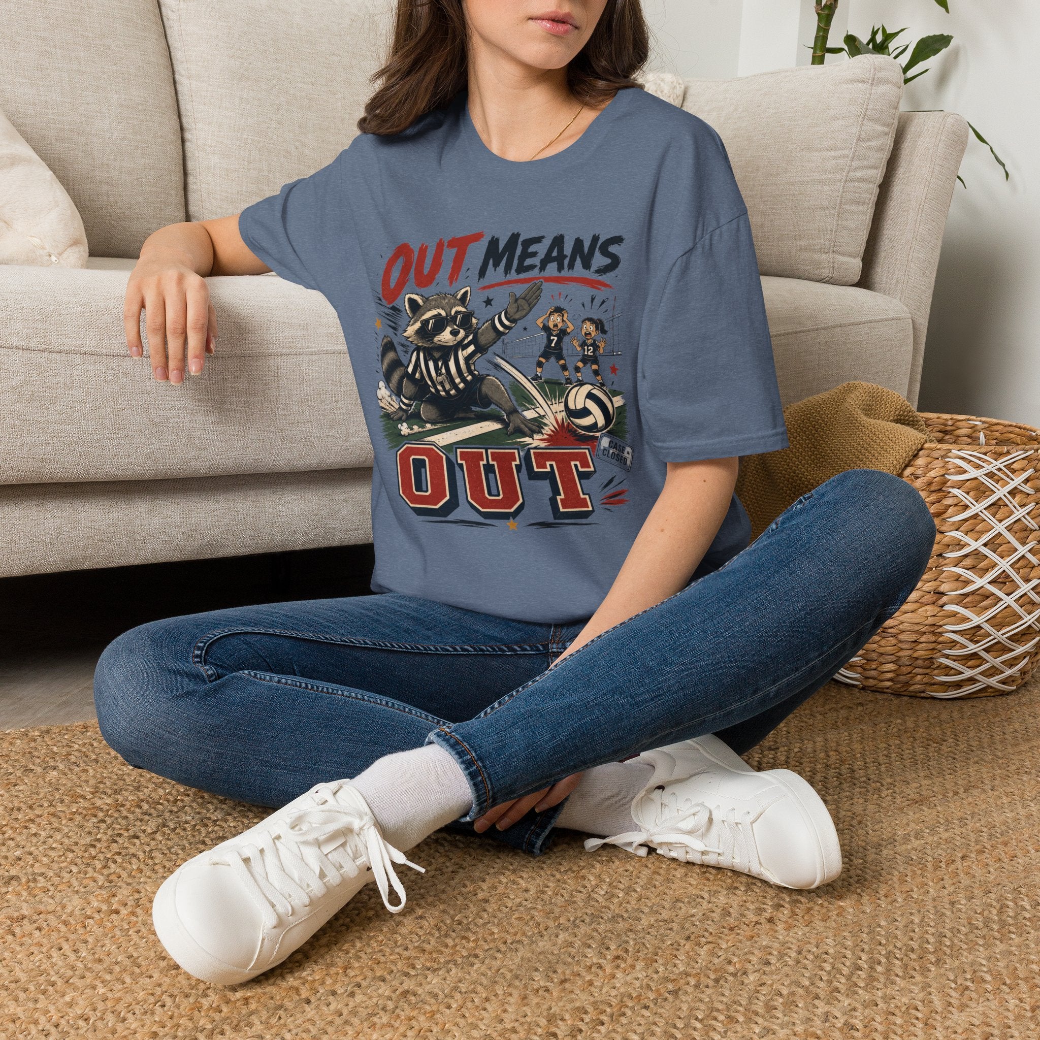 Out Means Out Volleyball T-Shirt