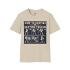 How To Survive Tagged Volleyball T-Shirt