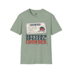 Chowder Menu Volleyball T-Shirt