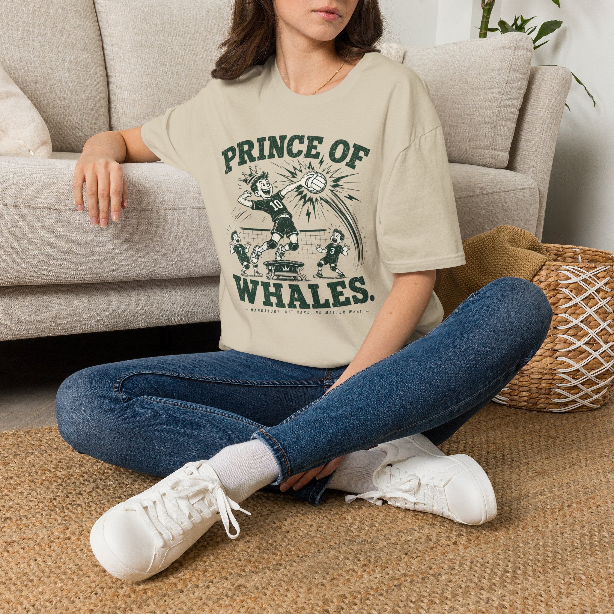 Prince of Whales 2 Volleyball T-Shirt