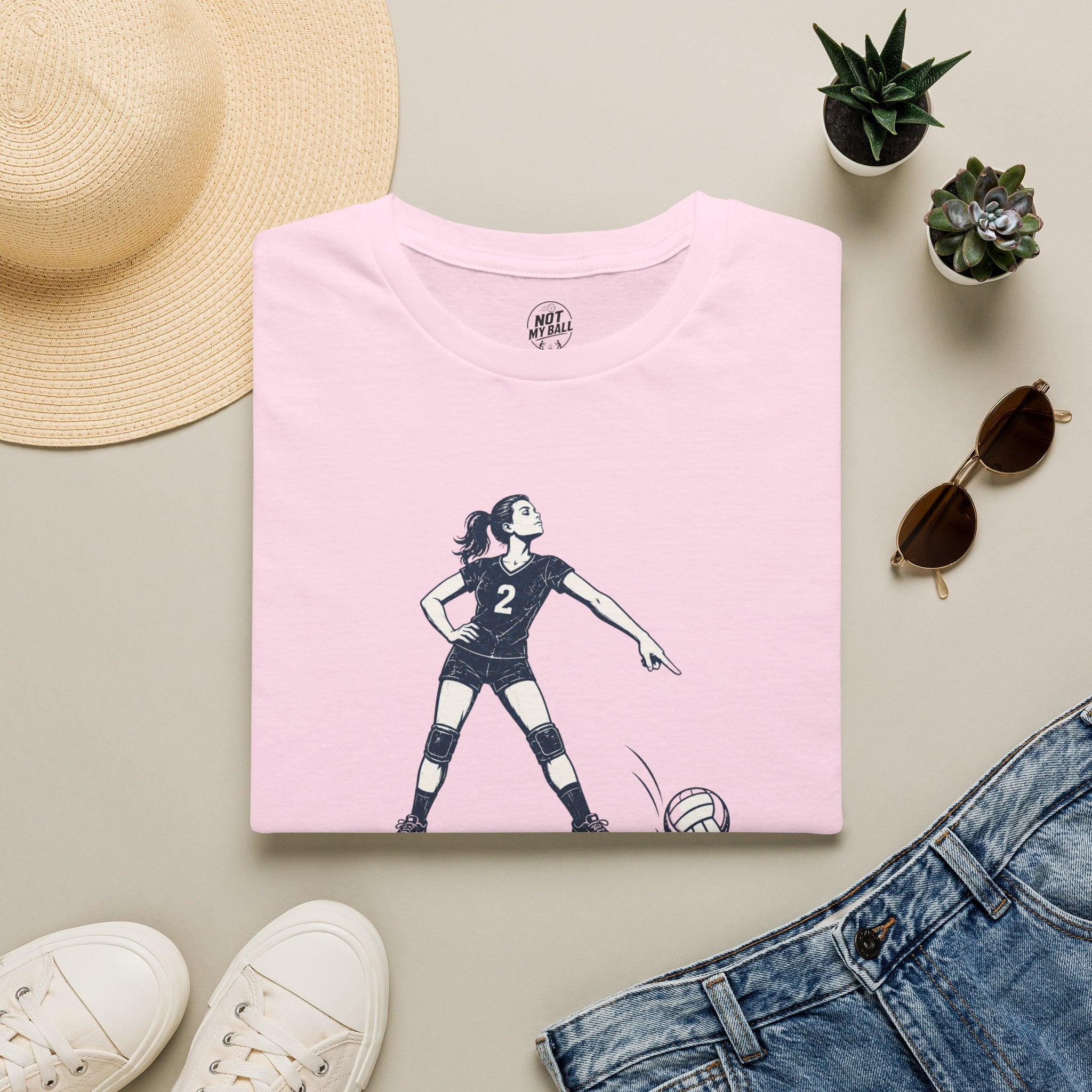 I Saw It Land Volleyball T-Shirt