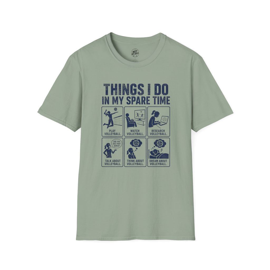 Things I Do Volleyball T-Shirt