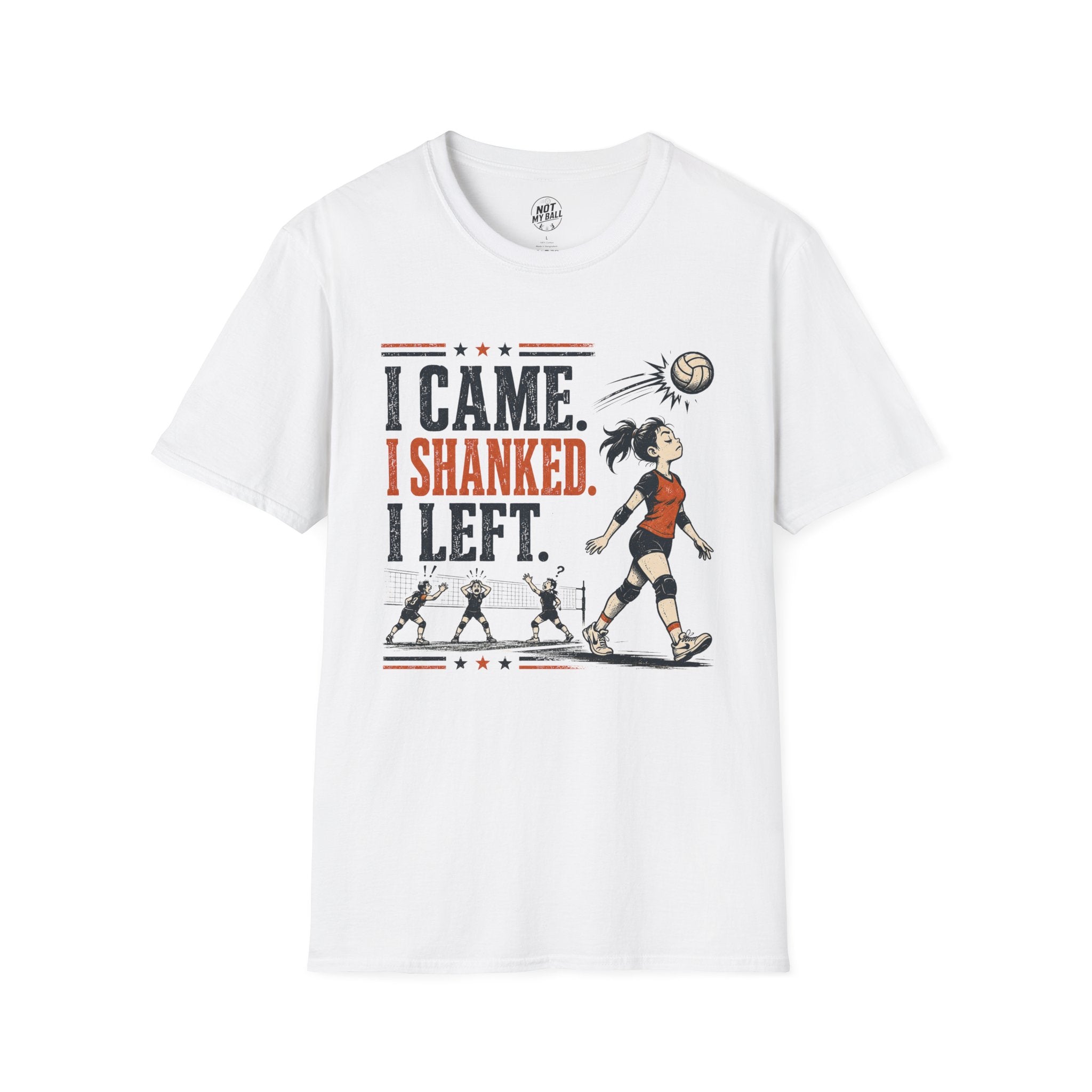 I Came Shanked Left Volleyball T-Shirt