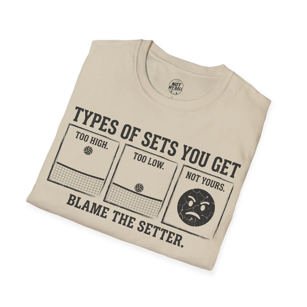 Types of Set Volleyball T-Shirt