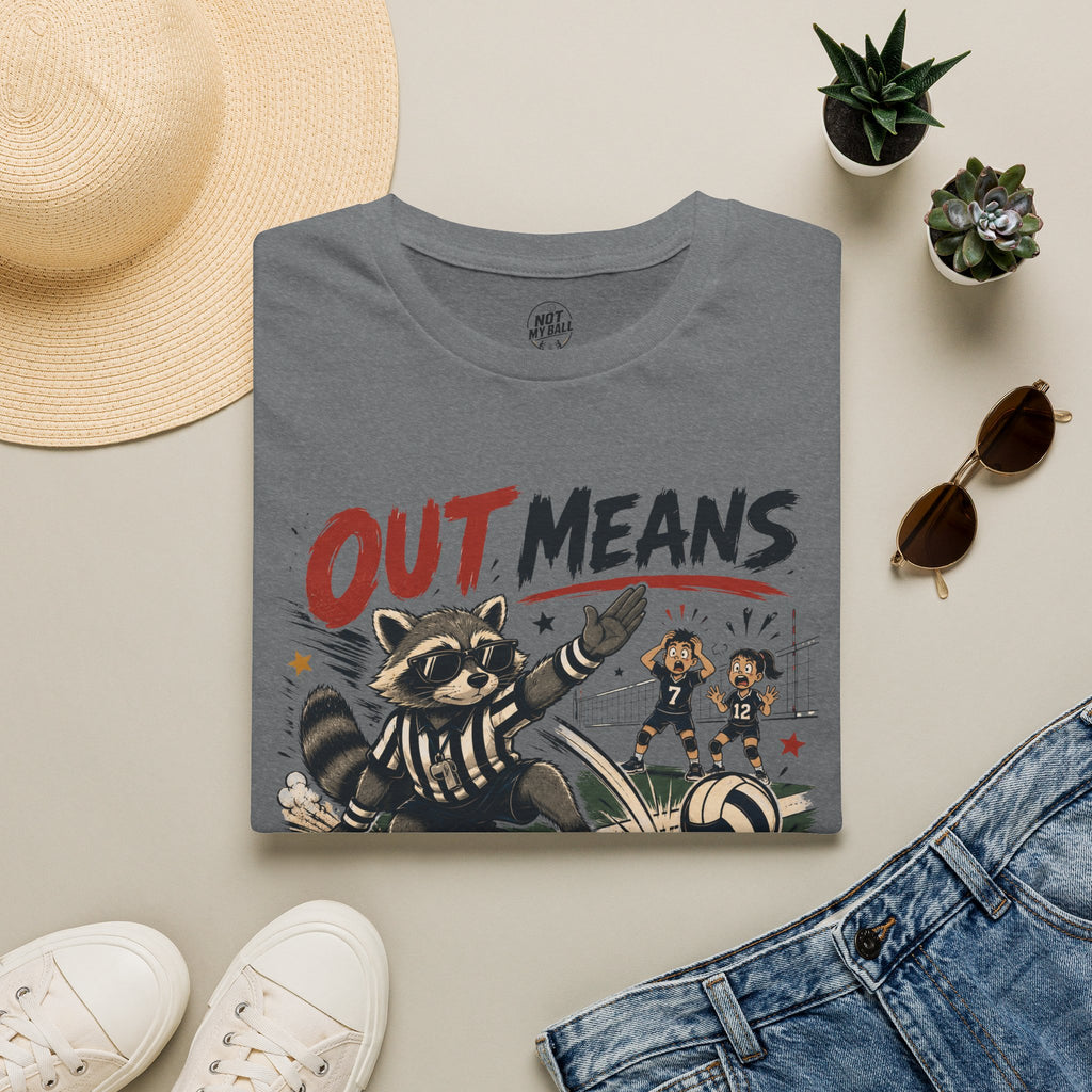 Out Means Out Volleyball T-Shirt