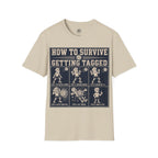 How To Survive Tagged Volleyball T-Shirt