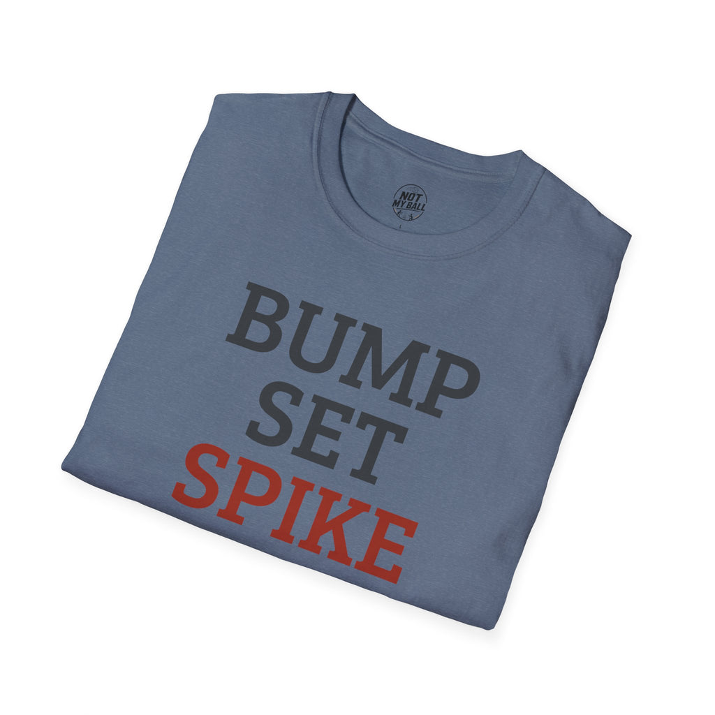 Bump Set Spike Repeat Volleyball T-Shirt