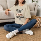 Bump Set Spike Repeat Volleyball T-Shirt