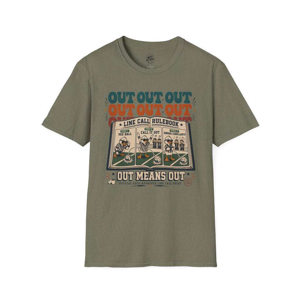 Line Call Rulebook Volleyball T-Shirt
