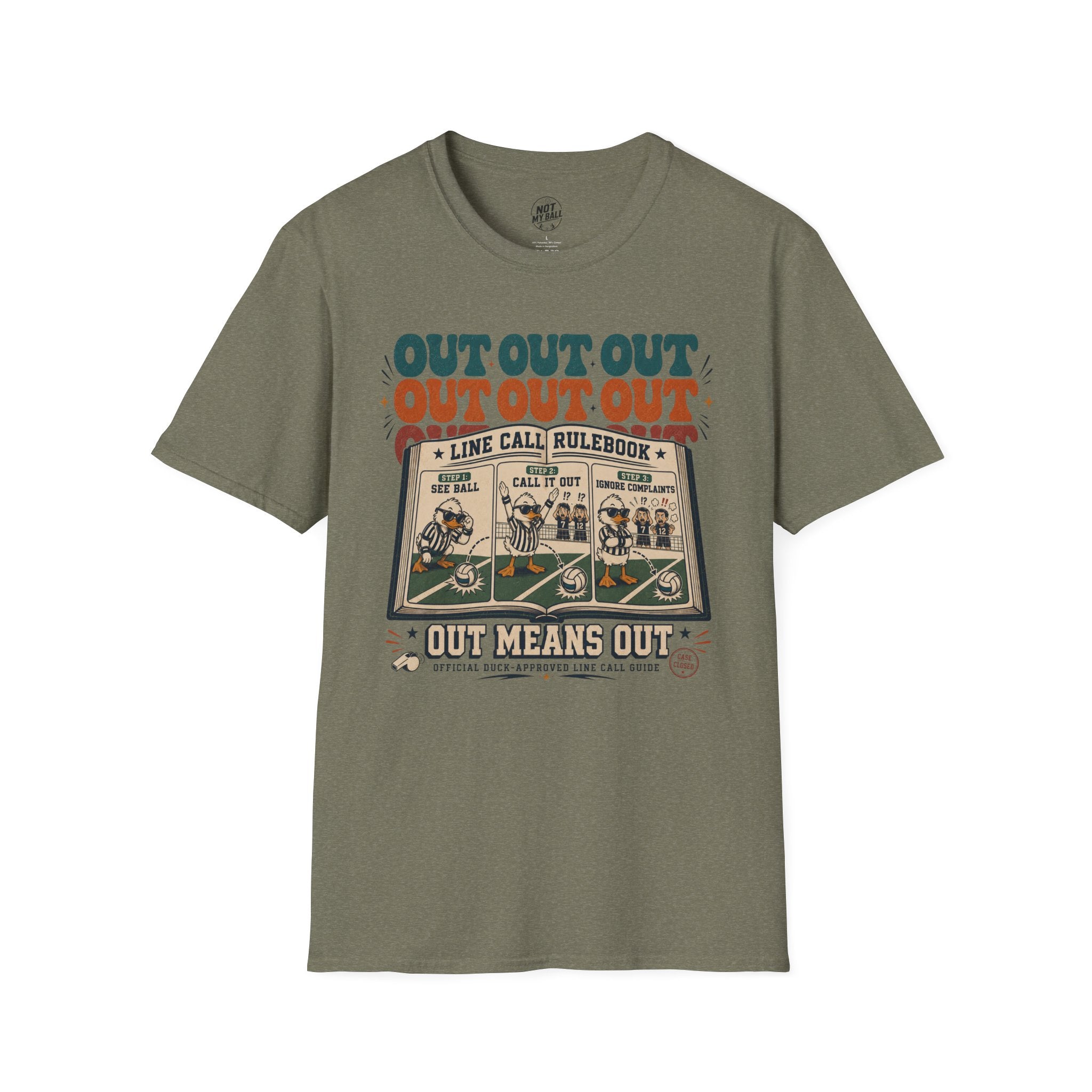 Line Call Rulebook Volleyball T-Shirt