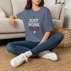 I Just Work Here Volleyball T-Shirt