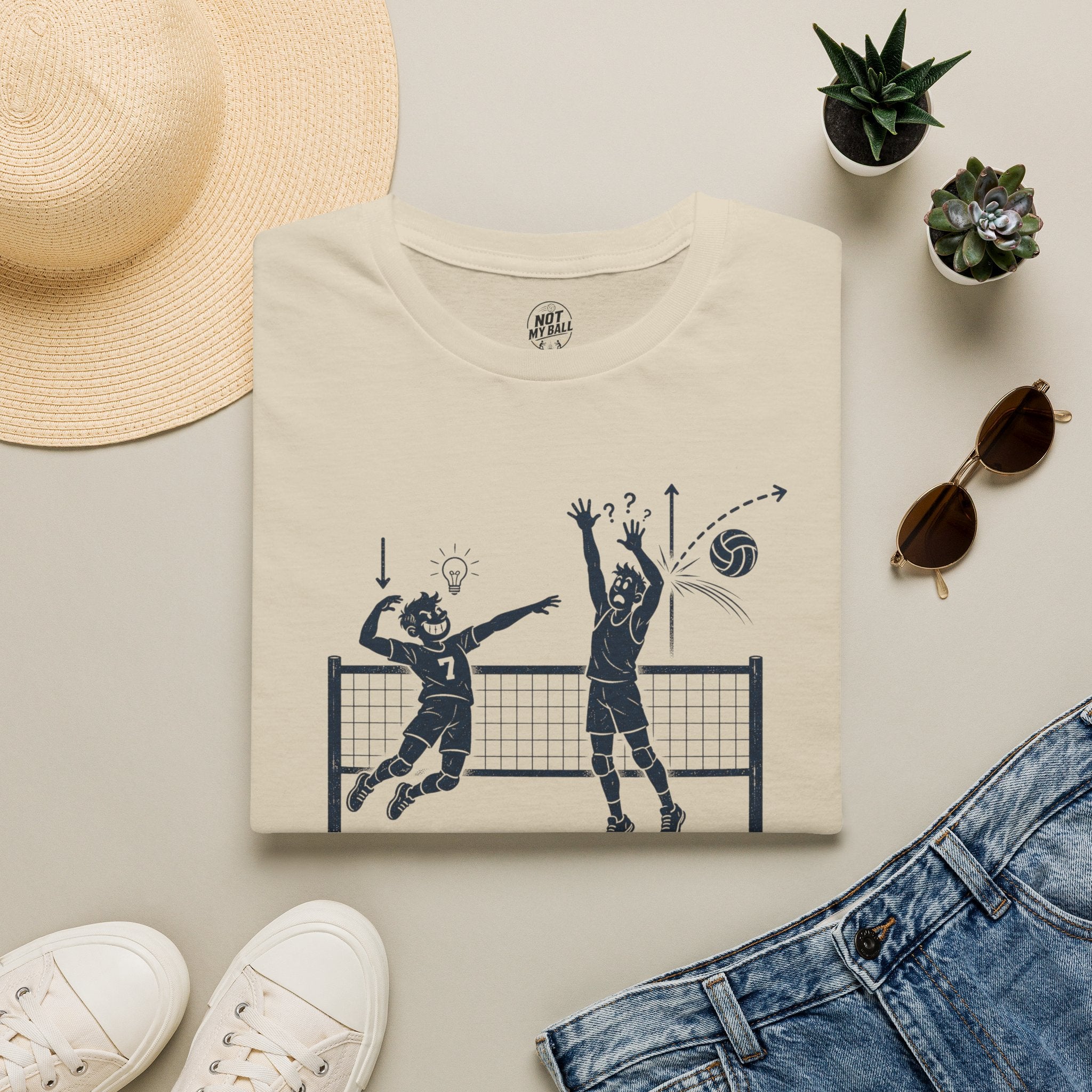 Short But Most Intelligent Volleyball T-Shirt