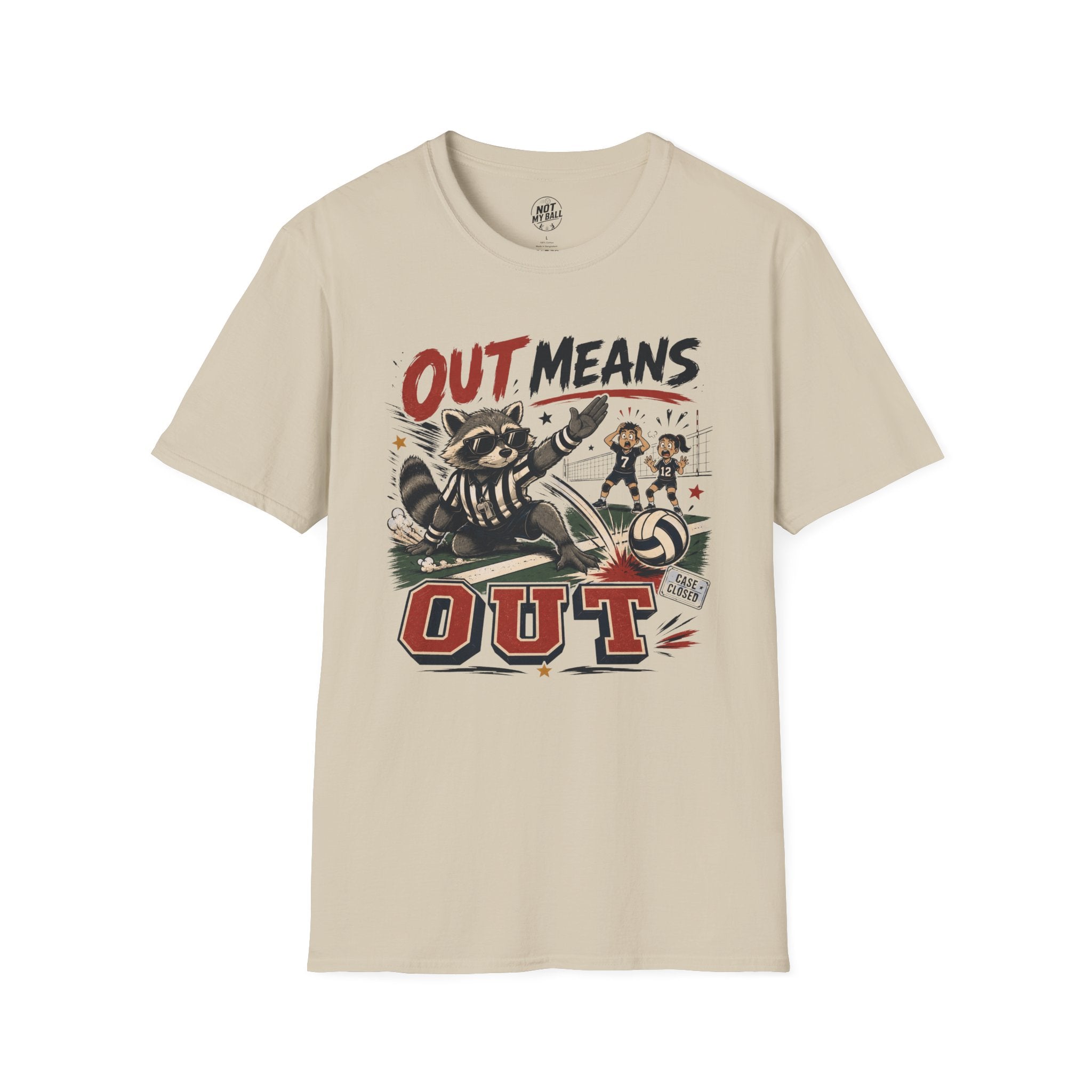 Out Means Out Volleyball T-Shirt