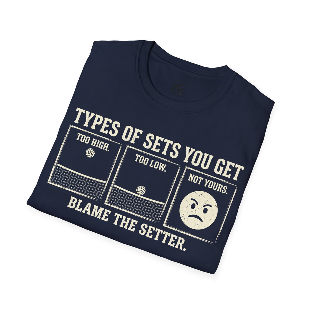 Types of Set Volleyball T-Shirt