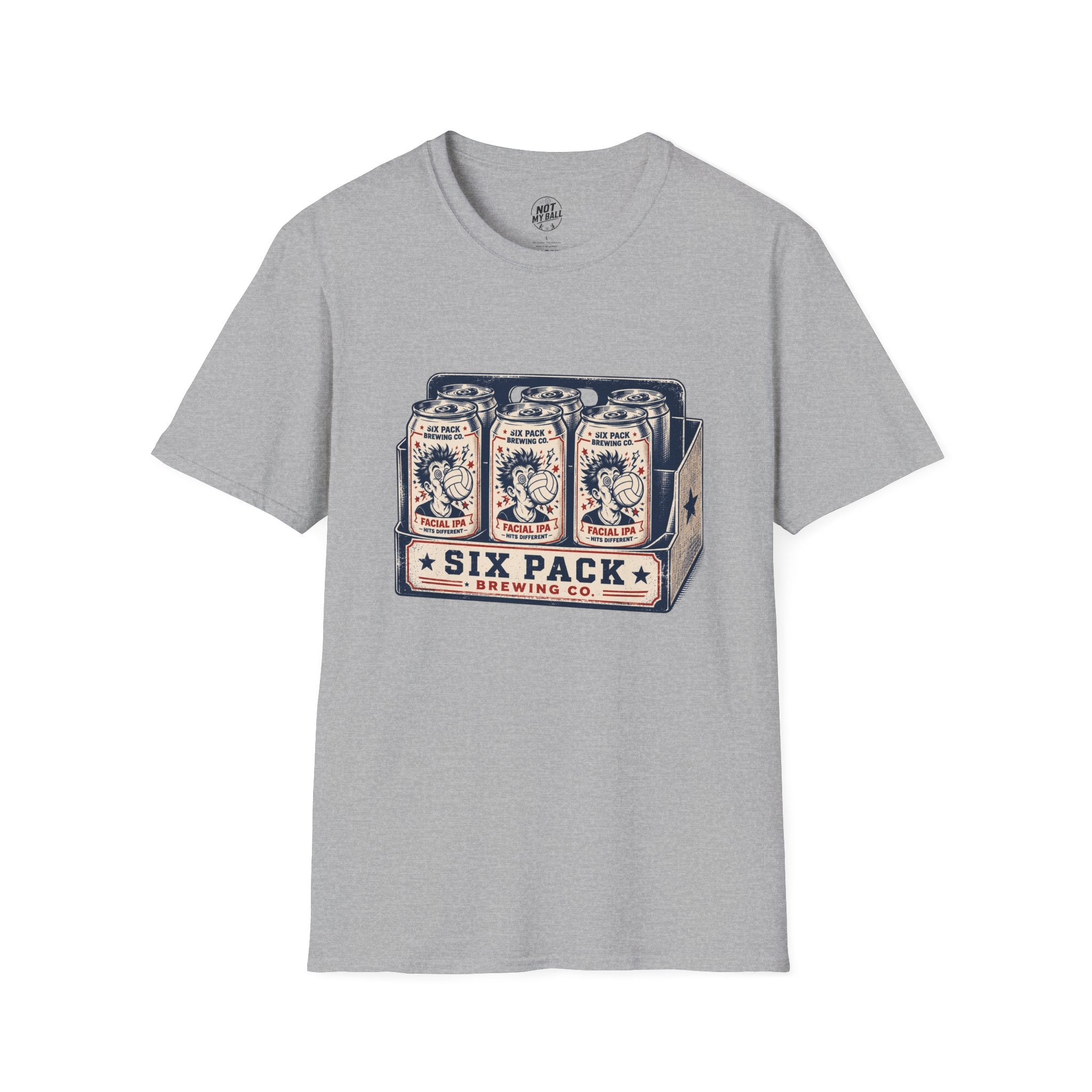 Six Pack IPA Volleyball T-Shirt