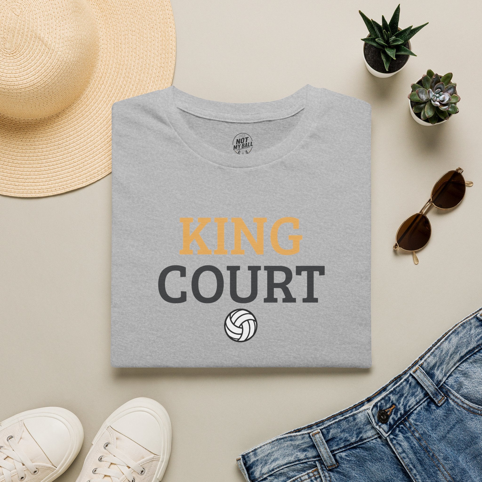 King Court Volleyball T-Shirt
