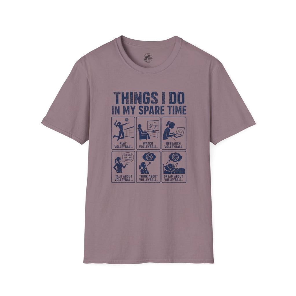 Things I Do Volleyball T-Shirt