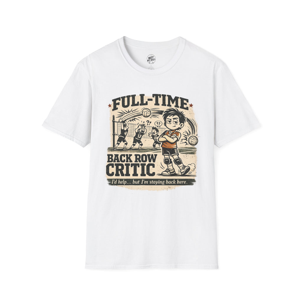 FT Back Row Critic Volleyball T-Shirt