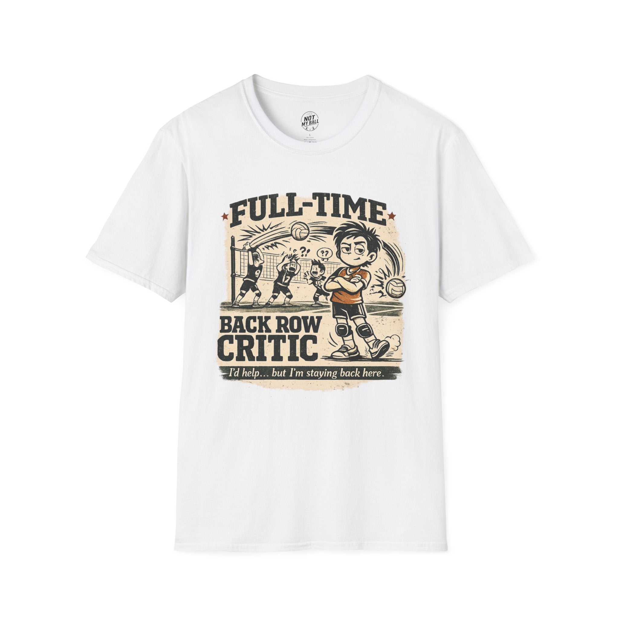 FT Back Row Critic Volleyball T-Shirt