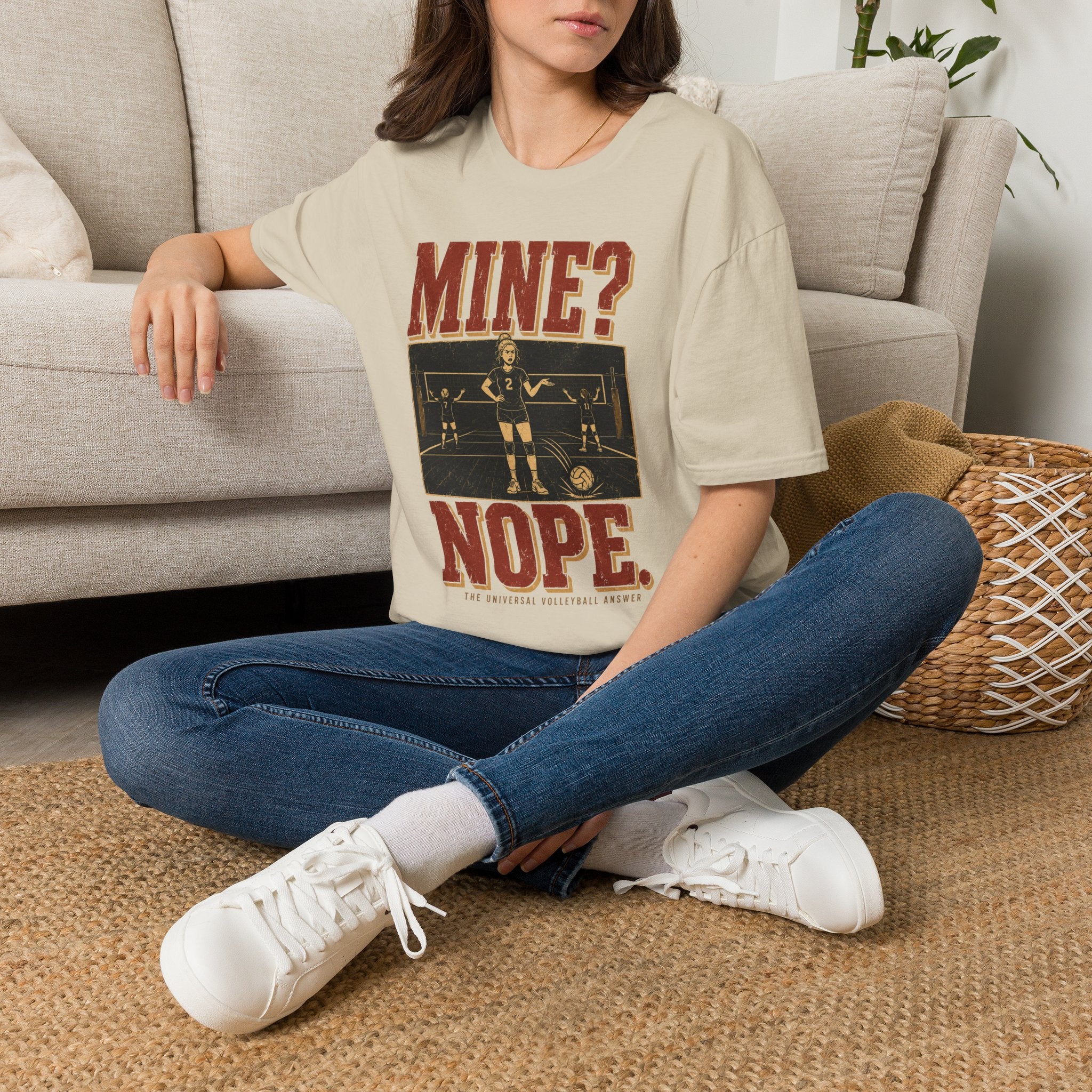 Mine Nope Volleyball T-Shirt