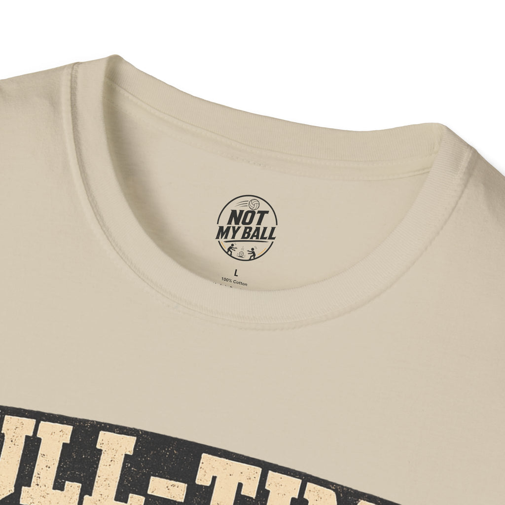 Back Row Critic Volleyball T-Shirt