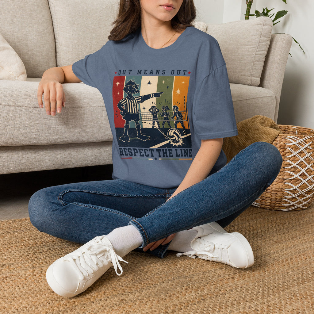 Respect The Line Volleyball T-Shirt