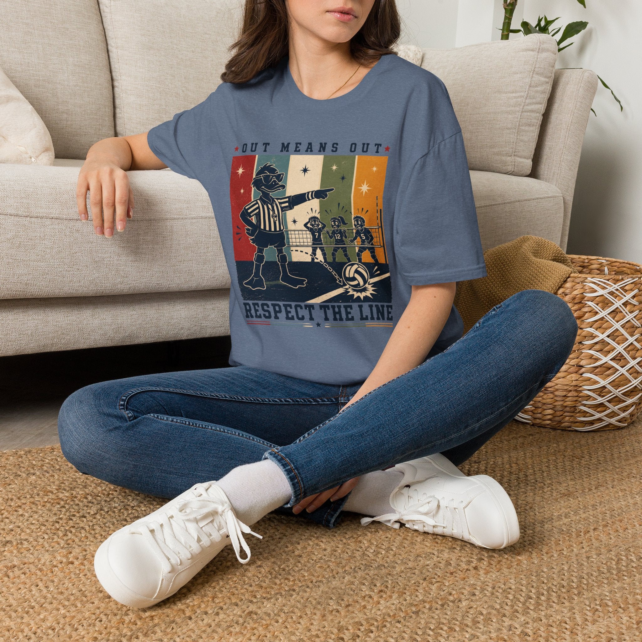 Respect The Line Volleyball T-Shirt