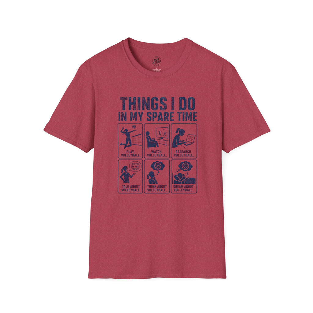 Things I Do Volleyball T-Shirt