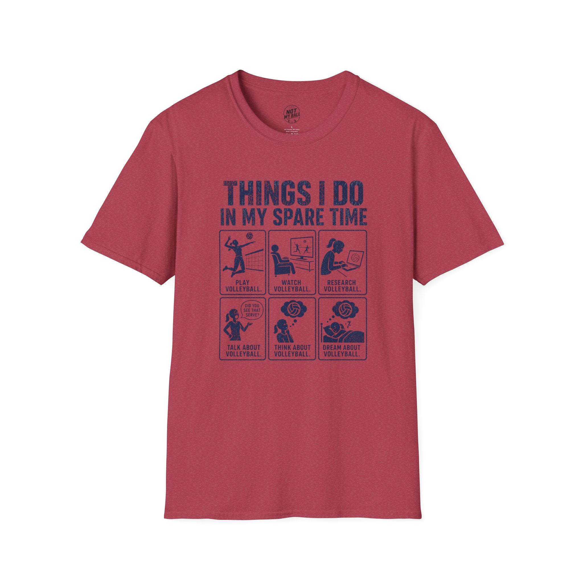 Things I Do Volleyball T-Shirt