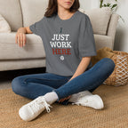 I Just Work Here Volleyball T-Shirt