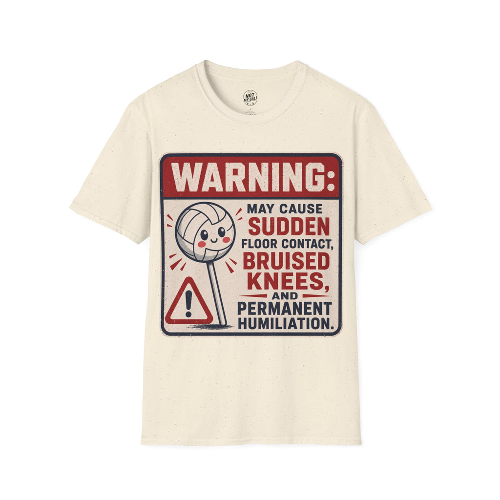 Lollipop Warning Volleyball T-Shirt