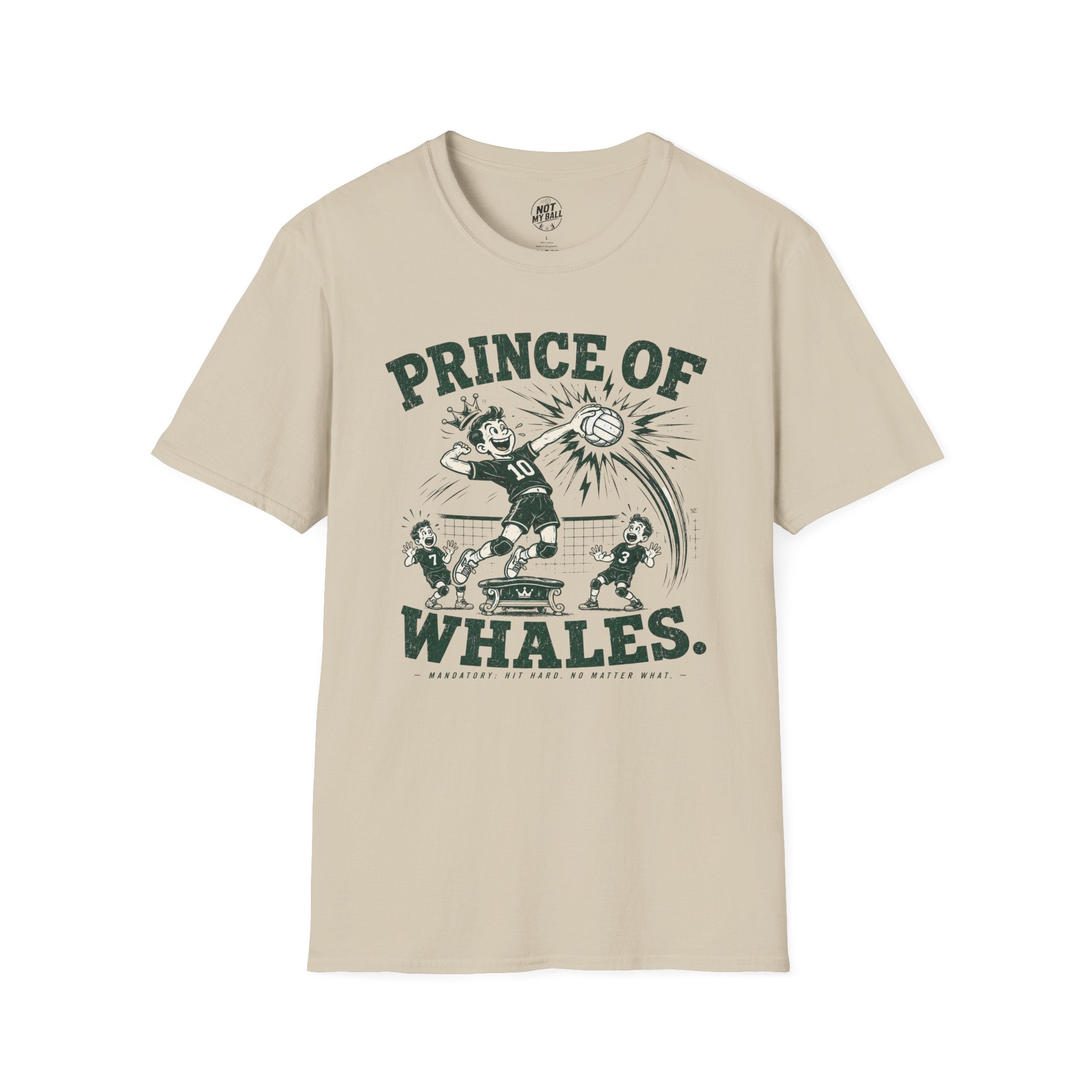 Prince of Whales 2 Volleyball T-Shirt