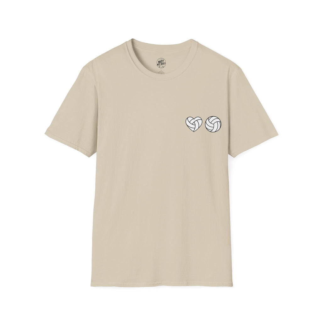 Volleyball Heart T-Shirt