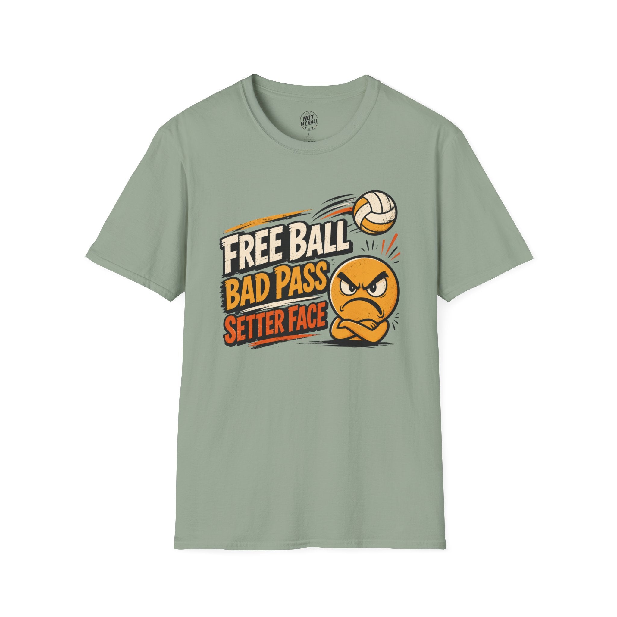 Free Ball Bad Pass Volleyball T-Shirt