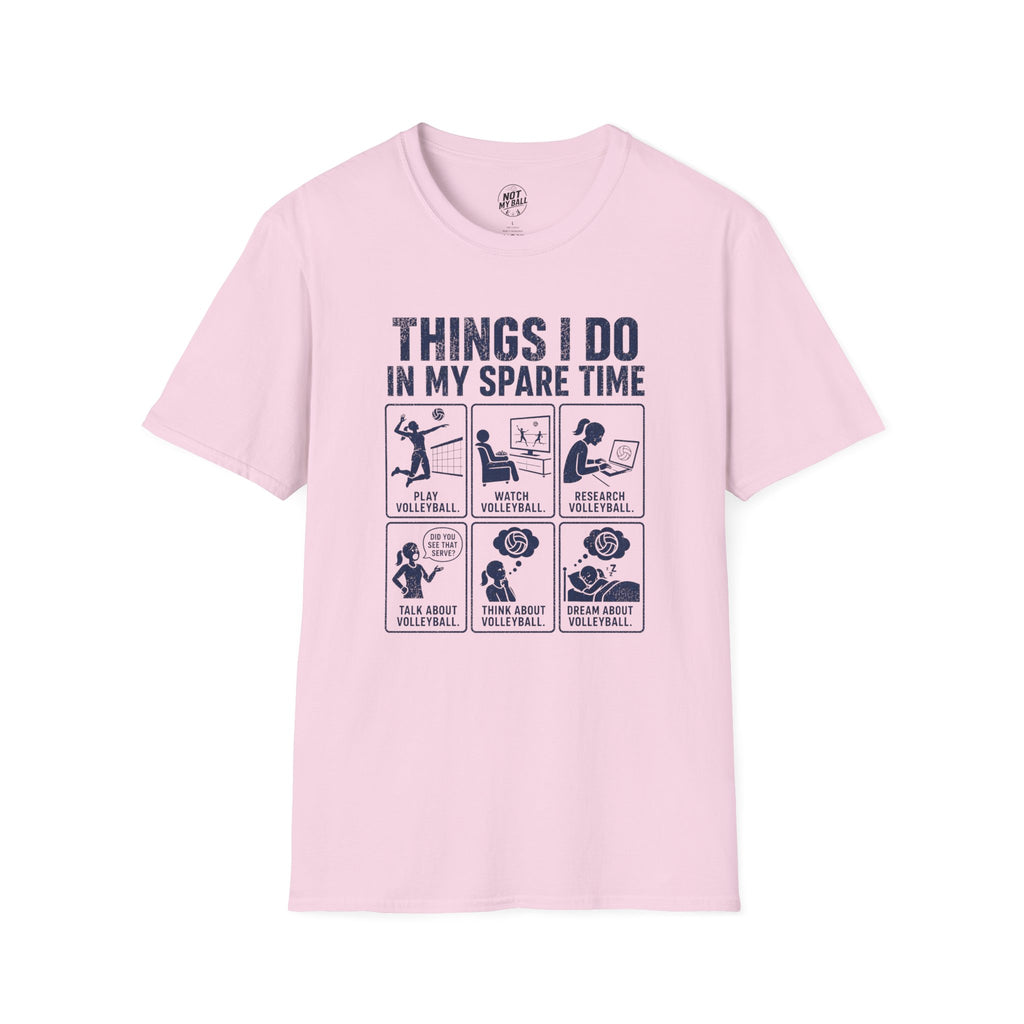 Things I Do Volleyball T-Shirt