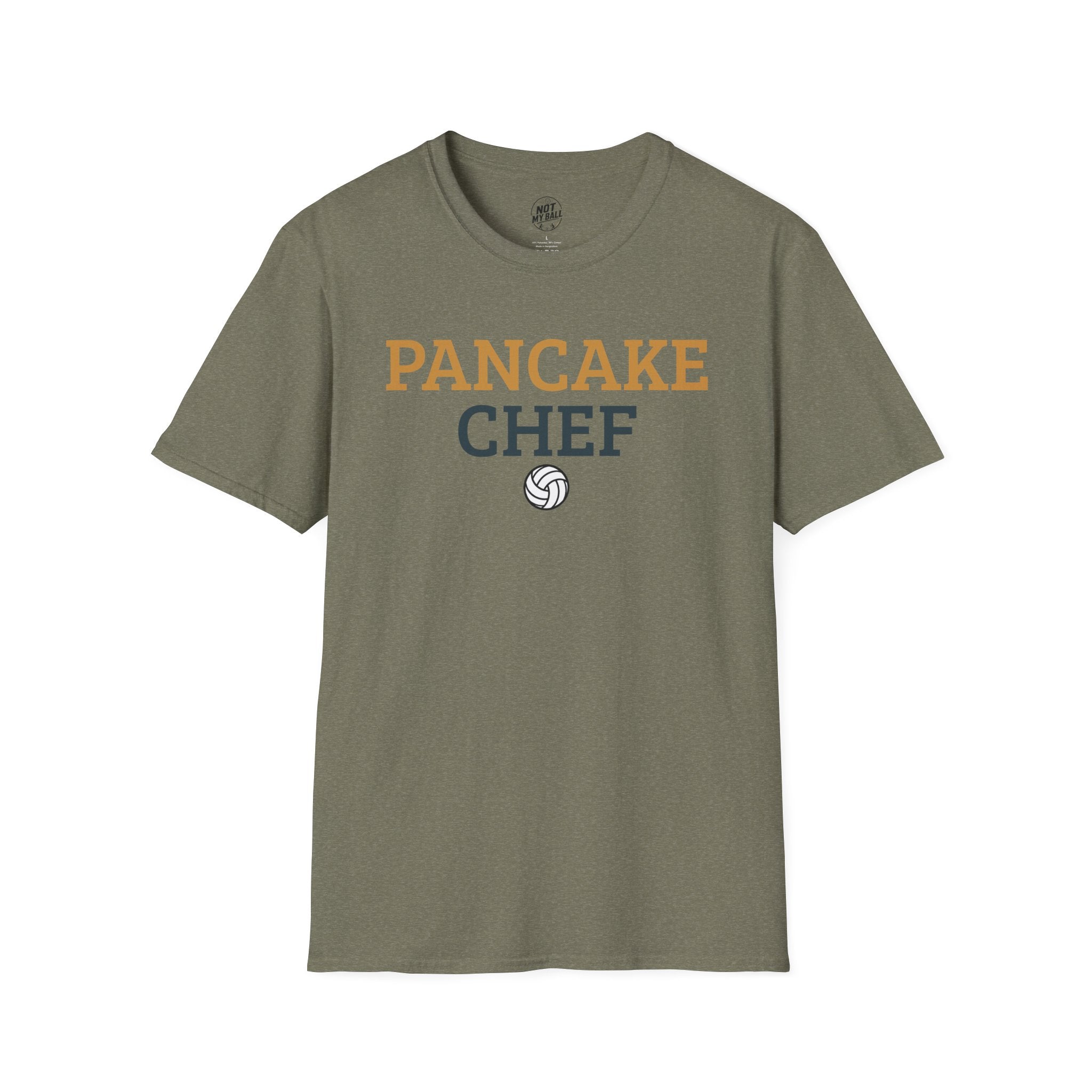 Pancake Chef Volleyball T-Shirt