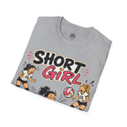 Short Girl Big Game Volleyball T-Shirt