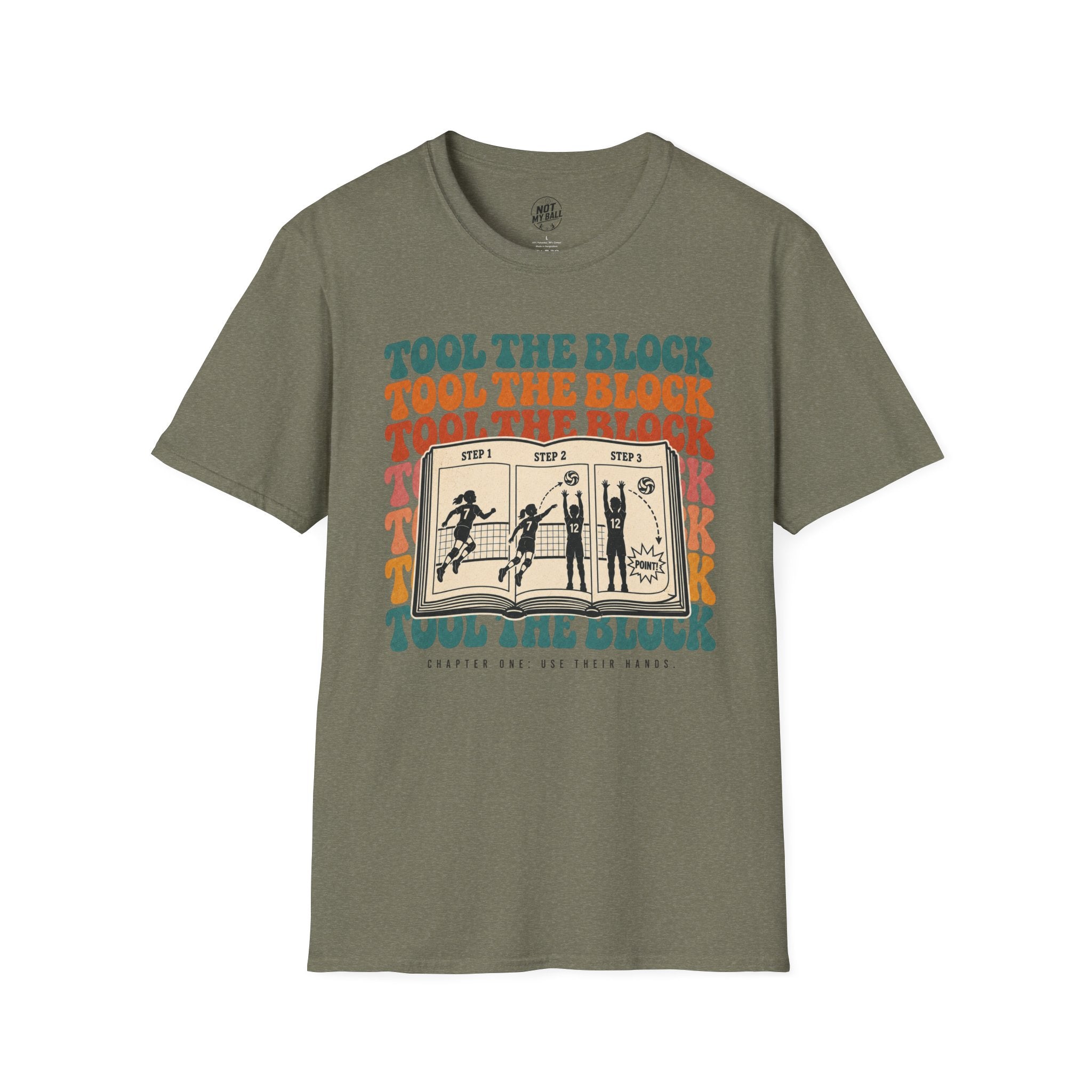 Tool The Block Book Volleyball T-Shirt