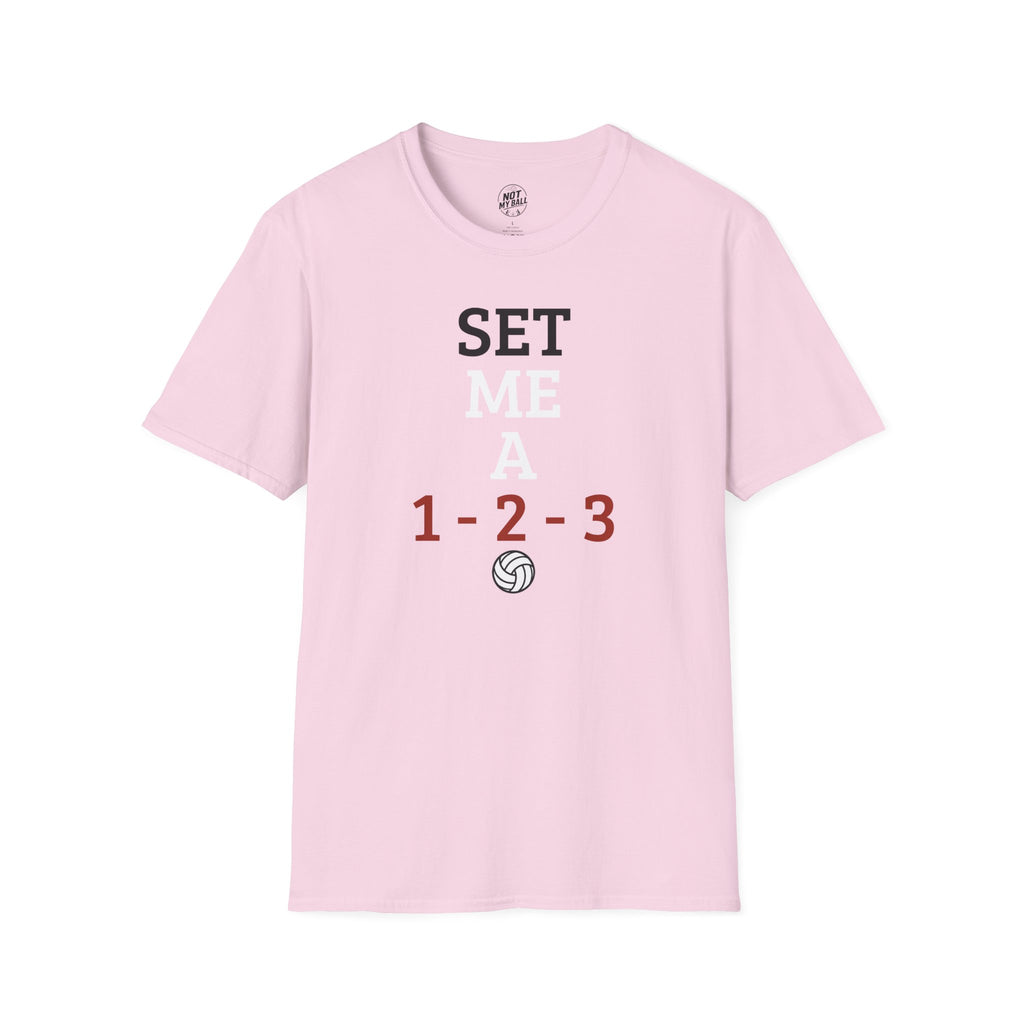 Set Me a 123 Volleyball T-Shirt