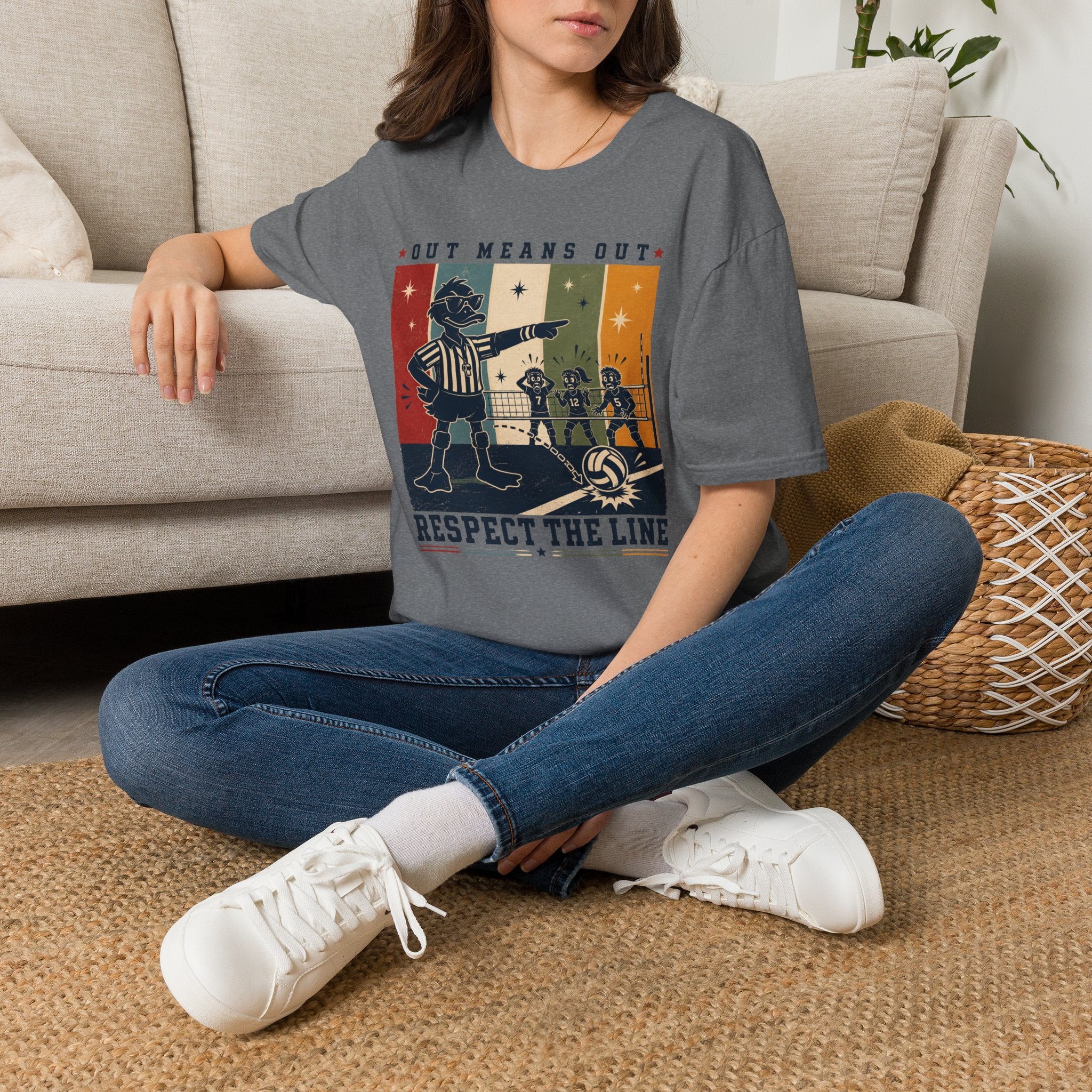 Respect The Line Volleyball T-Shirt
